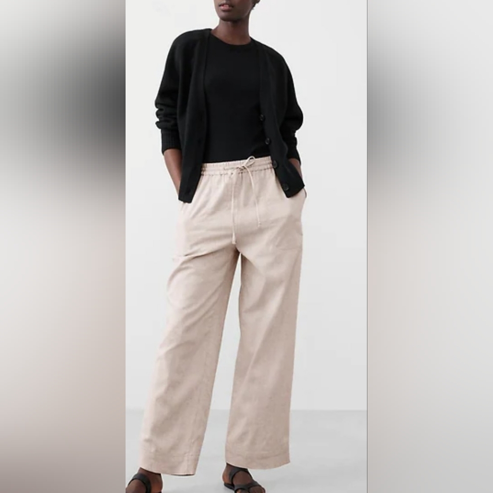 Banana Republic Linen-Blend Pull-On Pant